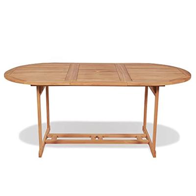 Tuintafel 180x90x75 cm massief teakhout