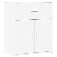 Dressoirs 2 st 60x31x70 cm bewerkt hout wit - thumbnail