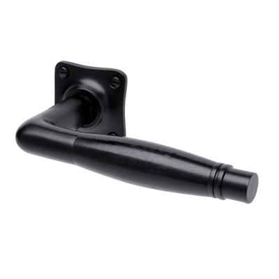 De Oude Deurklink Deurklink - Deco mat zwart, rozet vierkant De Oude Deurklink Deurklink - Deco mat zwart, rozet vierkant