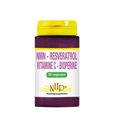 Vit B3 Resveratrol vitamine C bioperine 30 Vegetarische capsules