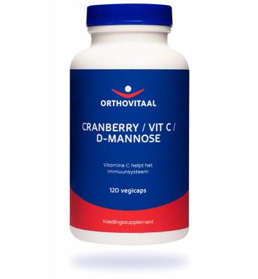 OrthoVitaal Cranberry / vitamine C / D-Mannose 120 Vegetarische capsules