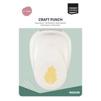 Vaessen Creative • figuurpons hulstblad medium 1,9x2,4cm - thumbnail