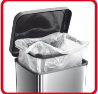 Rotho paso pedaalemmer 40l carbon metallic - thumbnail