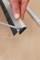 Tesa Deurborstel met veersysteem - 100 x 4 cm - bruin - thumbnail