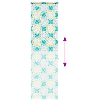 Doucherolgordijn met cassette 80x240 cm stofbreedte 76 cm