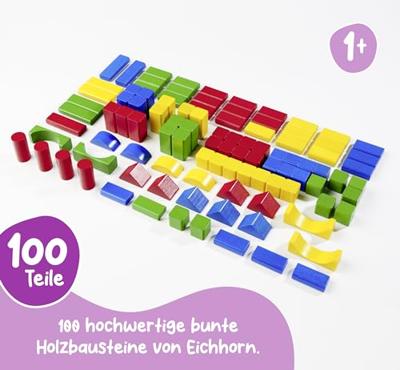 Eichhorn bunte Holzbausteine 100010171 Aantal spelers (max.): 2