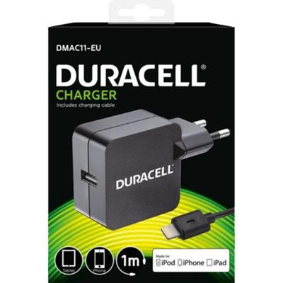 Duracell DMAC11-EU oplader voor mobiele apparatuur Binnen Zwart Duracell DMAC11-EU oplader voor mobiele apparatuur Binnen Zwart