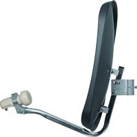 TechniSat DIGIDISH 45 Satellietschotel voor 1 deelnemer (45 cm kleine satellietinstallatie - complete set met wandhouder en universele V/H Single-LNB) grijs - thumbnail