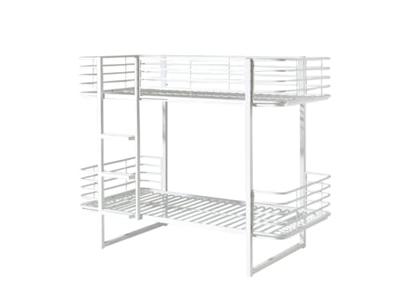 Vipack stapelbed Oscar metaal - wit - 166x104x205 cm