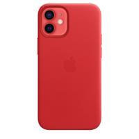 Apple Leather MagSafe Case iPhone 12 Mini Red - thumbnail