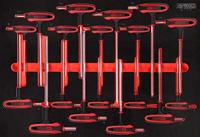 KS Tools 811.1018 Haakse schroevendraaierset 2 mm, 2.5 mm, 3 mm, 4 mm, 5 mm, 6 mm, 7 mm, 8 mm, 10 mm T 8, T 10, T 15, T 20, T 25, T 27, T 30, T 40, T 50 - thumbnail