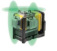 DeWalt dce089d1g zelfnivellerende kruislijnlaser 12v 1x 2.0ah accu - groene laser - dce089d1g-qw - thumbnail