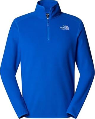 The North Face 100 Glacier 1/4 Zip Fleece Heren Hero Blue M The North Face 100 Glacier 1/4 Zip Fleece Heren Hero Blue M