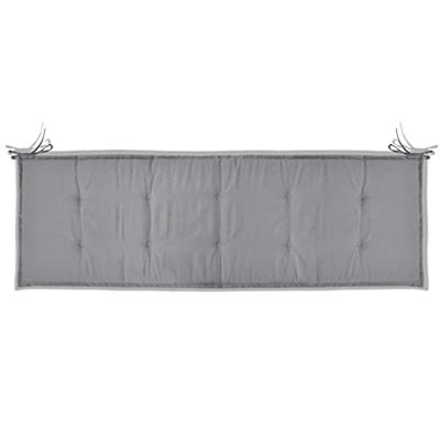 Tuinbankkussen 150x50x3 cm grijs