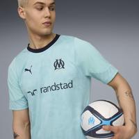 PUMA Olympique Marseille Trainingsshirt 2025-2026 Lichtblauw Donkerblauw - thumbnail