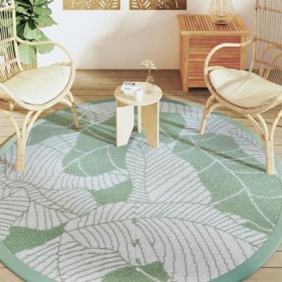 VidaXL Buitenkleed arakil ø 200 cm polypropeen groen VidaXL Buitenkleed arakil ø 200 cm polypropeen groen