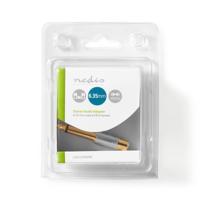 Nedis Mono-Audioadapter | 6,35 mm Male | RCA Female | Zilver | 1 stuks - CAGC23935ME CAGC23935ME - thumbnail