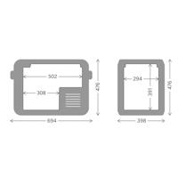 Dometic CFX3 45 koelbox 40 l Electrisch Zwart, Zilver - thumbnail