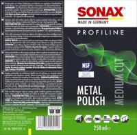 SONAX polijstpasta "metalpolish" metal polish 250 ml profiline - thumbnail