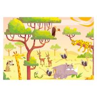 Ravensburger - puzzle - safari tijd 2x24 stuks - thumbnail