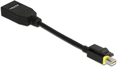 Delock 65978 Mini DisplayPort 1.4 naar DisplayPort-adapter met vergrendeling 8K 60 Hz