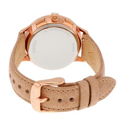Horlogeband Fossil CH3016 Leder Beige 16mm Horlogeband Fossil CH3016 Leder Beige 16mm
