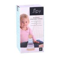Jipy Stapeltoren Ring Hout Uni - thumbnail