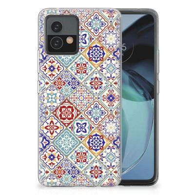 Motorola Moto G72 | TPU | Siliconen hoesje | Tiles Color Motorola Moto G72 | TPU | Siliconen hoesje | Tiles Color