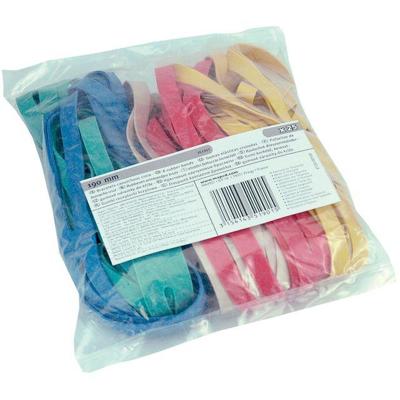 X-elastiek maped 190mm ass kleuren X-elastiek maped 190mm ass kleuren