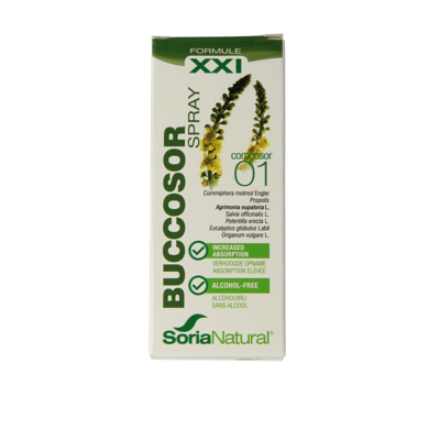 Soria Natural Composor 1 buccosor spray XXI 30 Milliliter