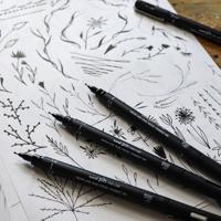 Uni Pin fineliner, ronde punt, 1,0 mm, zwart - thumbnail