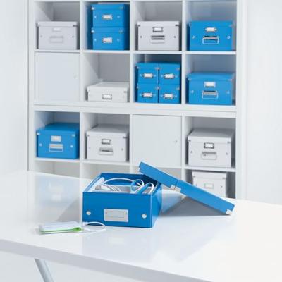 Leitz DVD Opbergdoos, klik- en bewaarassortiment, 60420036, blauw