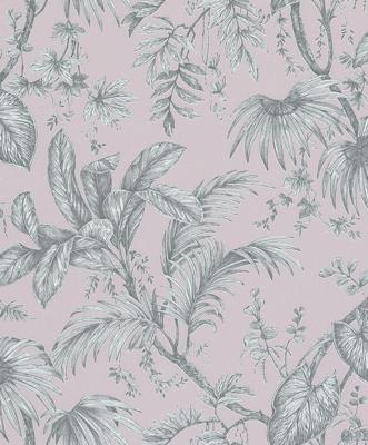 Novamur Jackie; The New Design Book Behang met zilveren bladeren - 6818-30