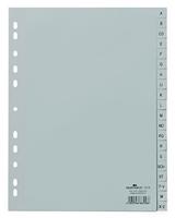 Durable 6510 Register DIN A4 A-Z Polypropyleen Grijs 20 tabbladen Bedrukte tabs 651010 - thumbnail