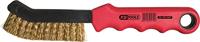 KS Tools 201.2322 Messing draad-remklauw-draadborstel 2 rijen - thumbnail