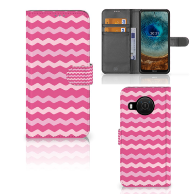 Nokia X10 | Nokia X20 | Telefoon Hoesje | Waves Pink Nokia X10 | Nokia X20 | Telefoon Hoesje | Waves Pink