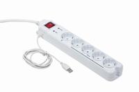 PCW-MS Power Cube kleur wit met Master Slave functie via USB - thumbnail
