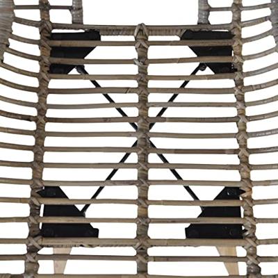 VidaXL Eetkamerstoelen 4 st natuurlijk rattan bruin VidaXL Eetkamerstoelen 4 st natuurlijk rattan bruin