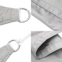 Zonnezeil 6x6x6 m 100% polyester oxford lichtgrijs - thumbnail