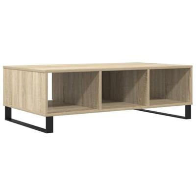 Salontafel 104x60x35 cm bewerkt hout sonoma eikenkleurig