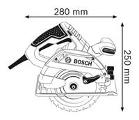 Bosch Blauw GKS 165 Cirkelzaag | 1050w - 0601676100 - thumbnail