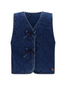 NoNo winter denim stepped gilet meisjes - blauw - Kaby - thumbnail