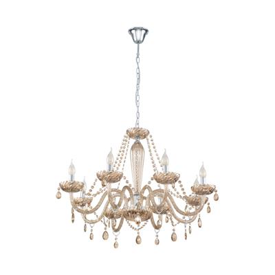 Eglo Cognac kroonluchterBasilano 8-lichts 82cm - 39093