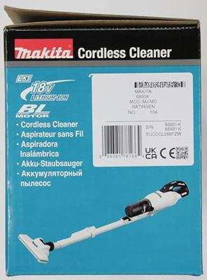 Makita DCL286FZW DCL286FZW Accu-handstofzuiger 18 V 100 W Zonder accu, Zonder lader - thumbnail