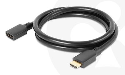 club3D CAC-1322 HDMI-kabel HDMI Aansluitkabel HDMI-A-stekker, HDMI-A-bus 1.00 m Zwart