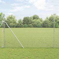 VidaXL Gelaste draadhek zilver 1.5 x 50 m - thumbnail