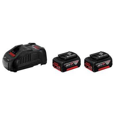 Bosch Professional 1600A00B8J GBA + GAL 1880 CV Accu en acculader voor gereedschap 18 V 5 Ah Li-ion