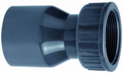 PVC 2/3 koppeling - 63 mm - 2" PVC 2/3 koppeling - 63 mm - 2"