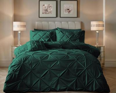 Sleeptime Velvet Pintuck Groen 200 x 200/220 cm