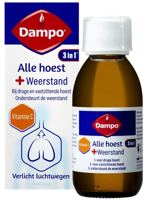 Dampo Alle hoest + weerstand 150 Milliliter - thumbnail